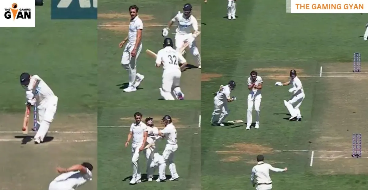 Kane Williamson collides with Will Young to be run out for 1st time in Tests since 2012