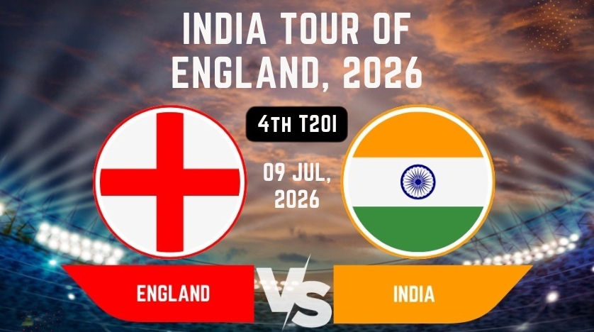 England vs India, 4th T20I, India tour of England, 2026
