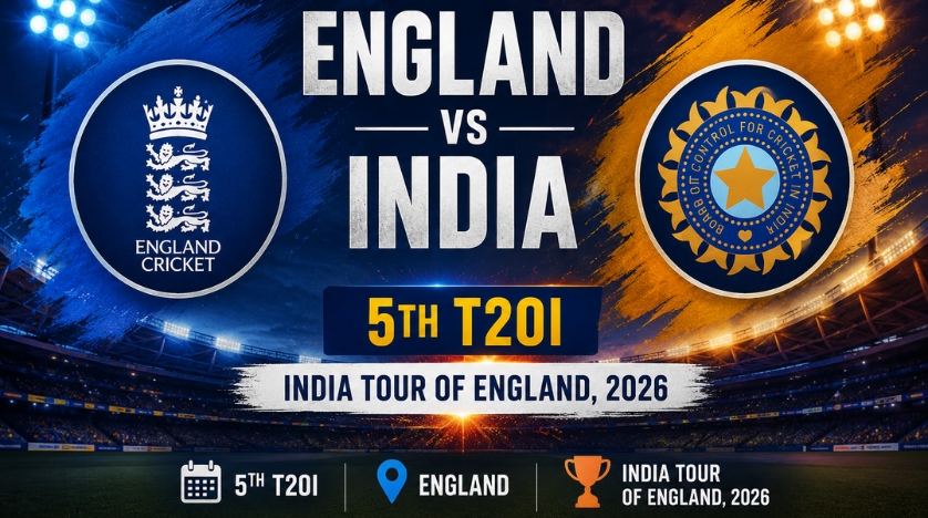 England vs India, 5th T20I, India tour of England, 2026