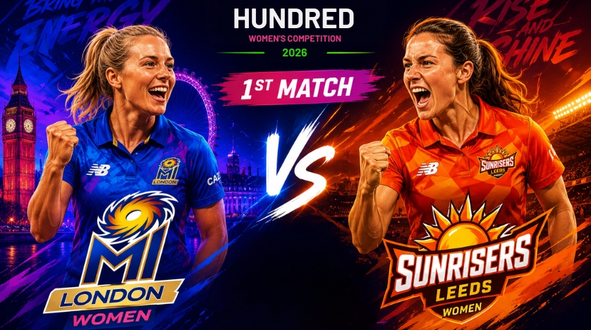 Mi London Women vs Sunrisers Leeds Women, 1st Match, The Hundred Women's Competition 2026