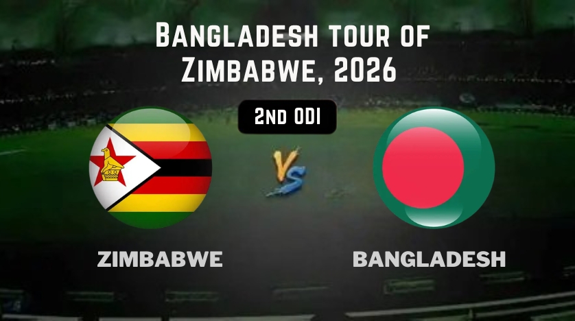 Zimbabwe vs Bangladesh, 2nd ODI, Bangladesh tour of Zimbabwe, 2026 