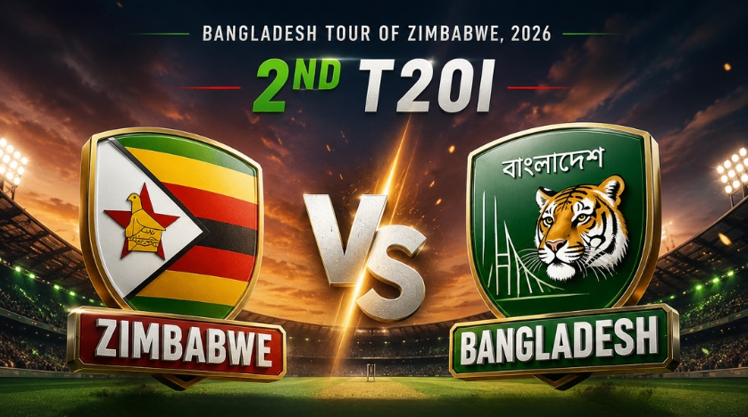 Zimbabwe vs Bangladesh, 2nd T20I, Bangladesh tour of Zimbabwe, 2026