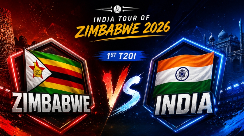 Zimbabwe vs India, 1st T20I, India tour of Zimbabwe 2026