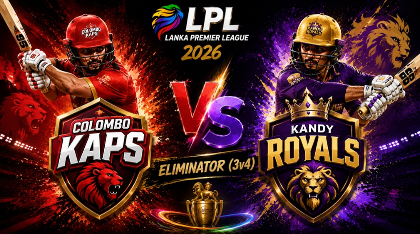 Colombo Kaps vs Kandy Royals, Eliminator (3v4), Lanka Premier League 2026 