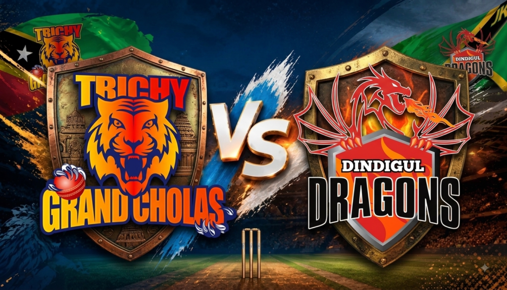 Dindigul Dragons vs Trichy Grand Cholas