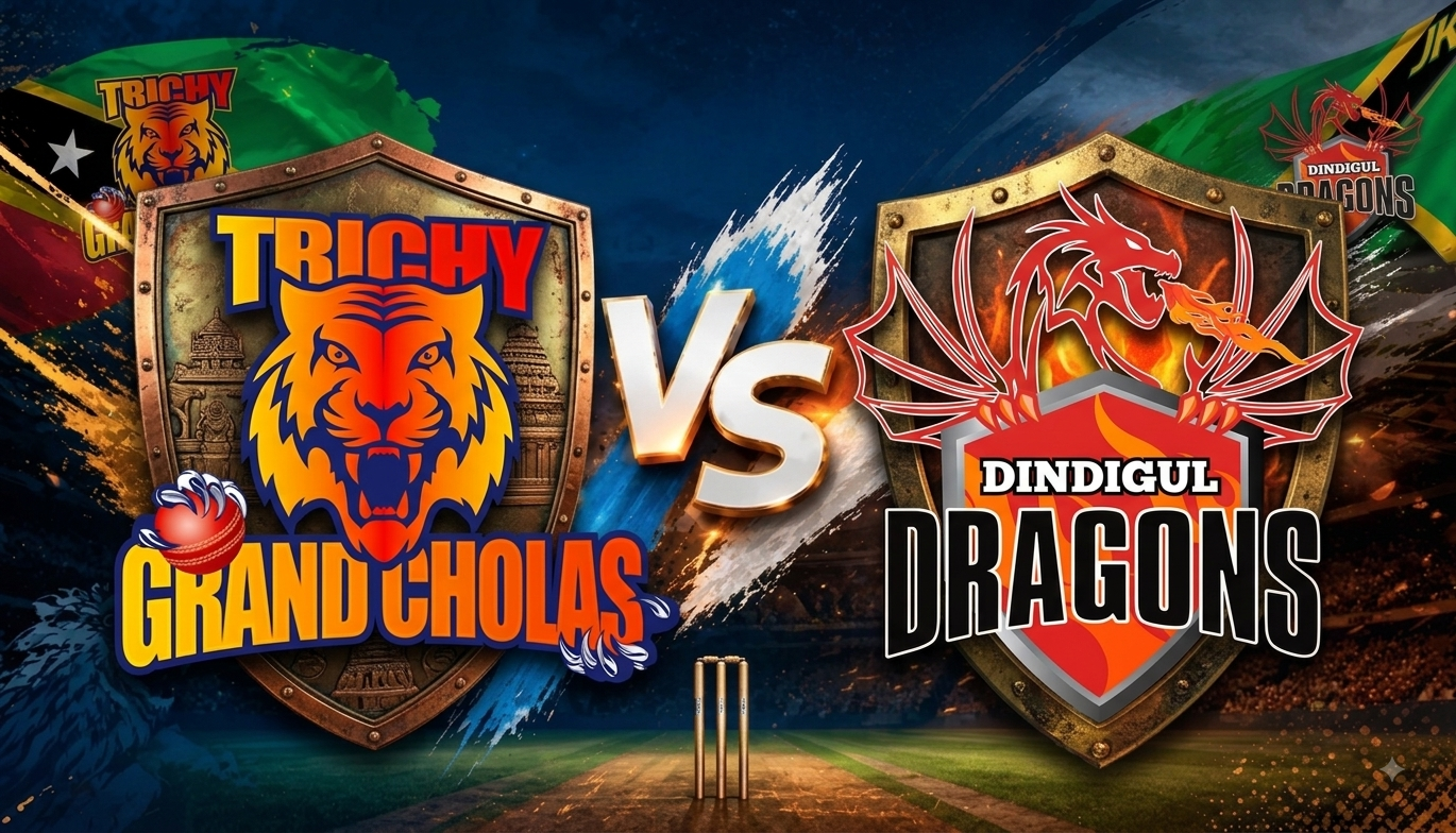 Dindigul Dragons vs Trichy Grand Cholas