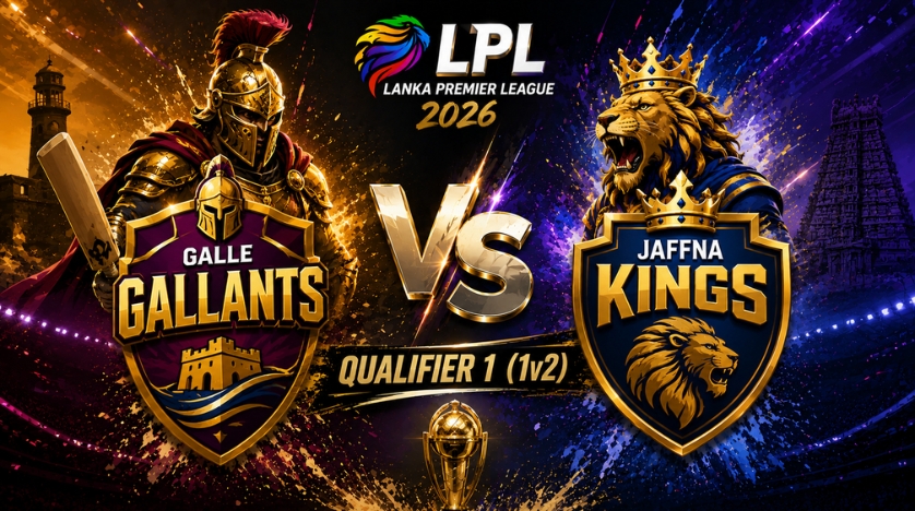 Galle Gallants vs Jaffna Kings, Qualifier 1 (1v2), Lanka Premier League 2026