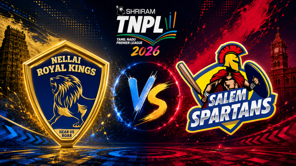 Nellai Royal Kings vs Salem Spartans, 24th Match, Tamil Nadu Premier League 2026 
