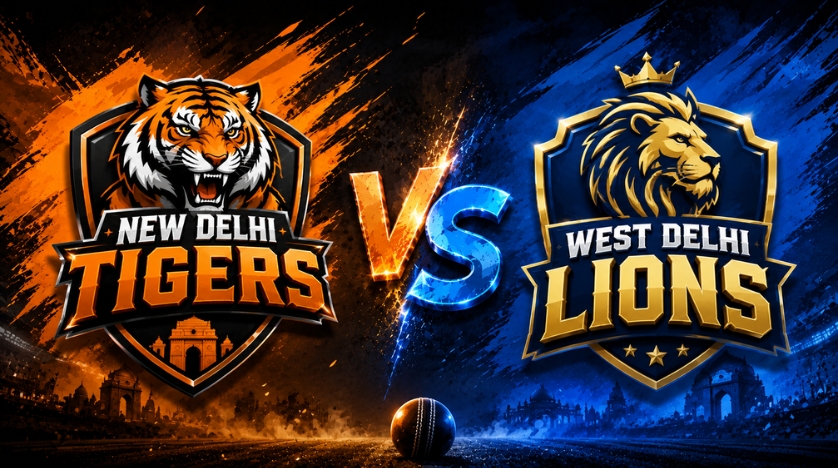 New Delhi Tigers vs West Delhi Lions
