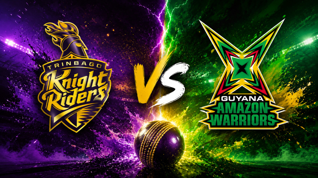 Trinbago Knight Riders vs Guyana Amazon Warriors, 22nd Match, Caribbean Premier League 2026
