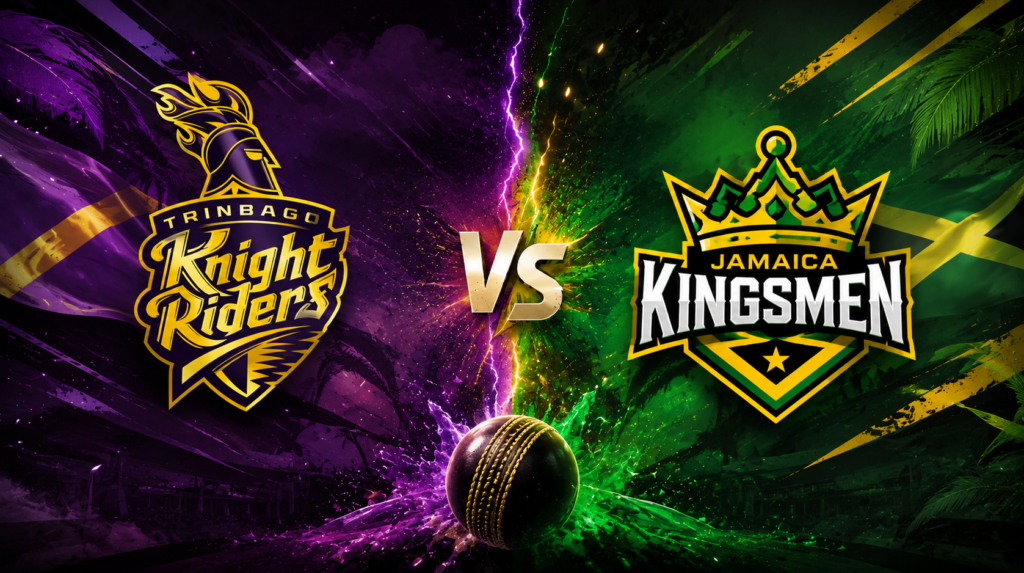 Trinbago Knight Riders vs Jamaica Kingsmen, 20th Match, Caribbean Premier League 2026