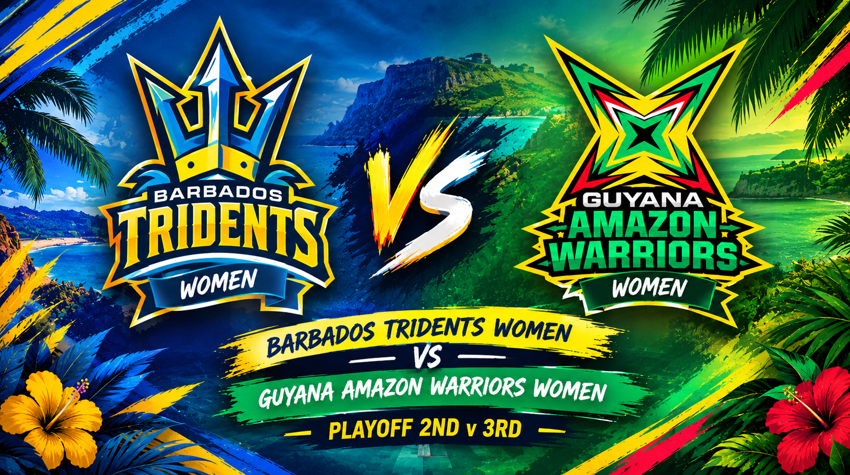 Barbados Tridents Women vs Guyana Amazon Warriors Women, Playoff 2nd v 3rd, Women's Caribbean Premier League 2026 