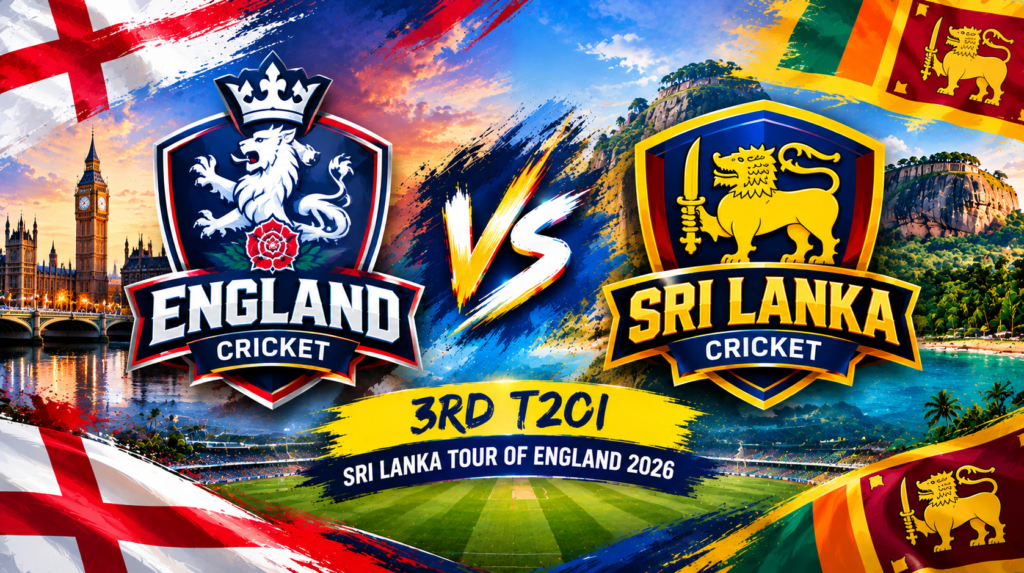 England vs Sri Lanka, 3rd T20I, Sri Lanka tour of England 2026