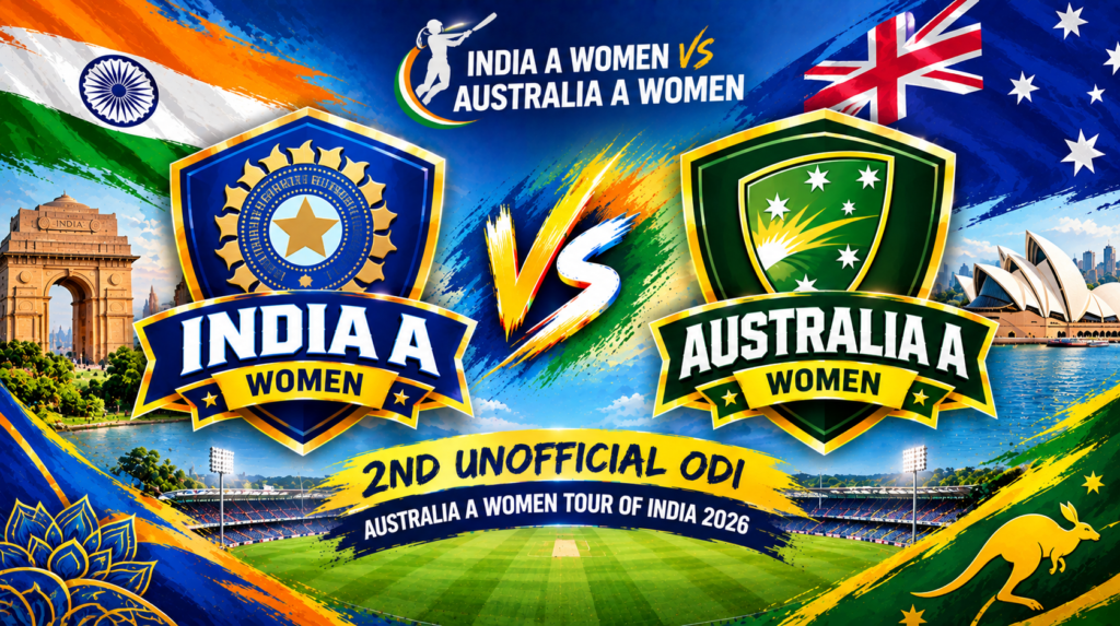 India A Women vs Australia A Women, 2nd unofficial ODI, Australia A Women tour of India 2026 