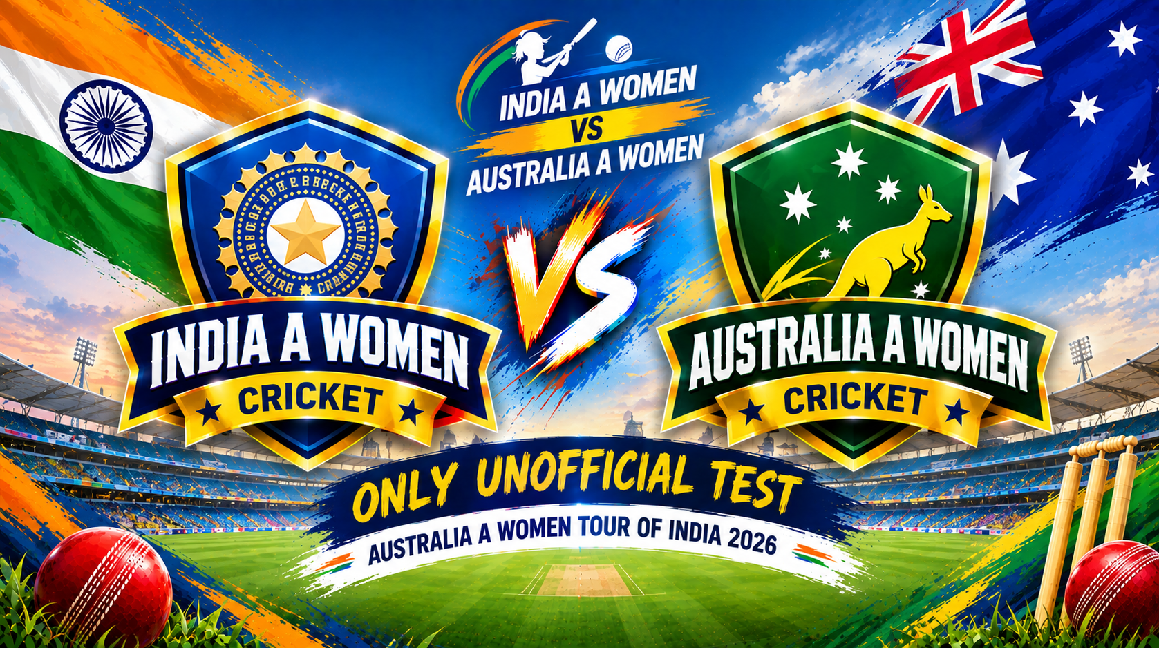 India A Women vs Australia A Women, Only unofficial Test, Australia A Women tour of India 2026 
