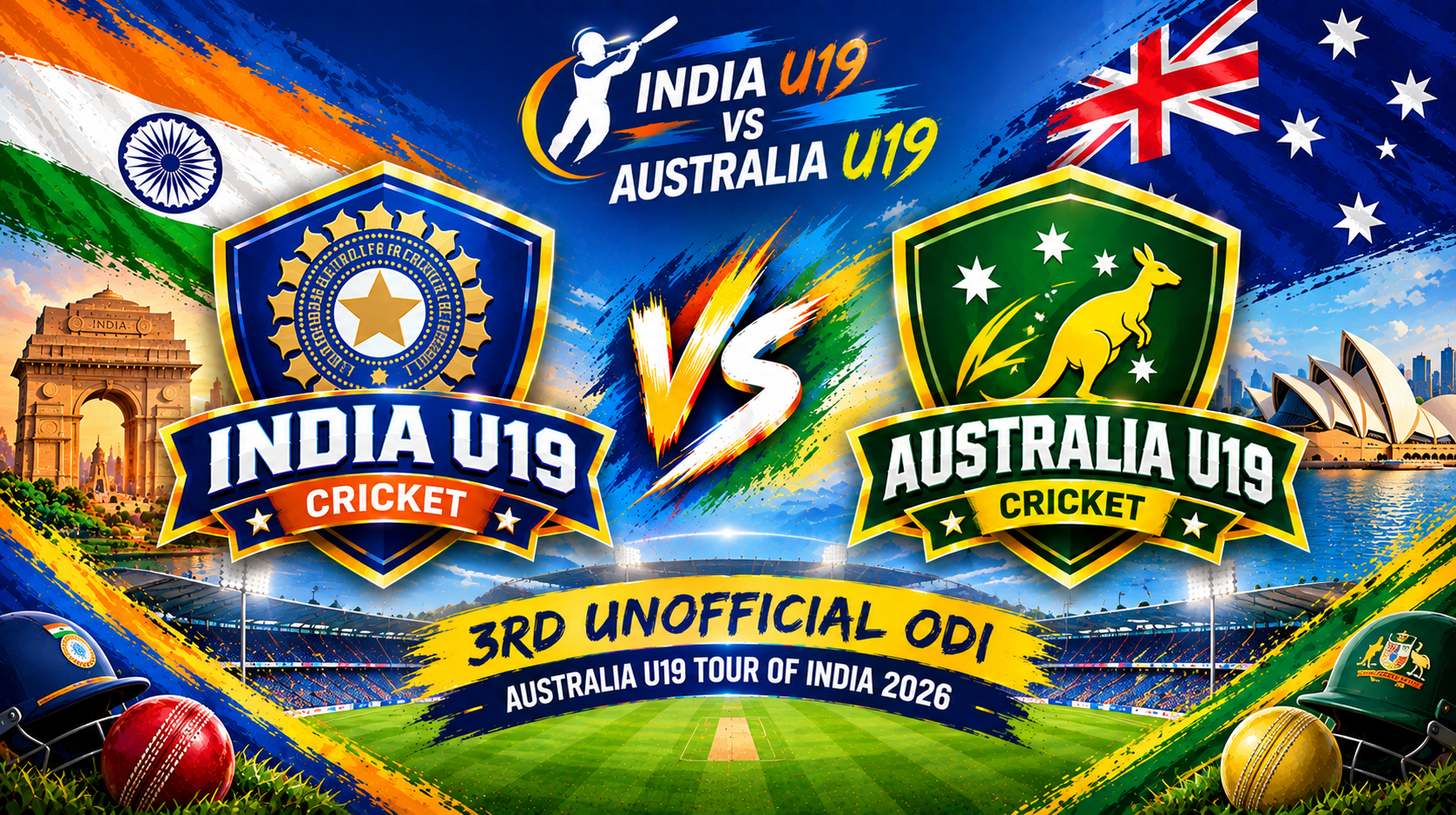 India U19 vs Australia U19, 3rd unofficial ODI, Australia U19 tour of India 2026