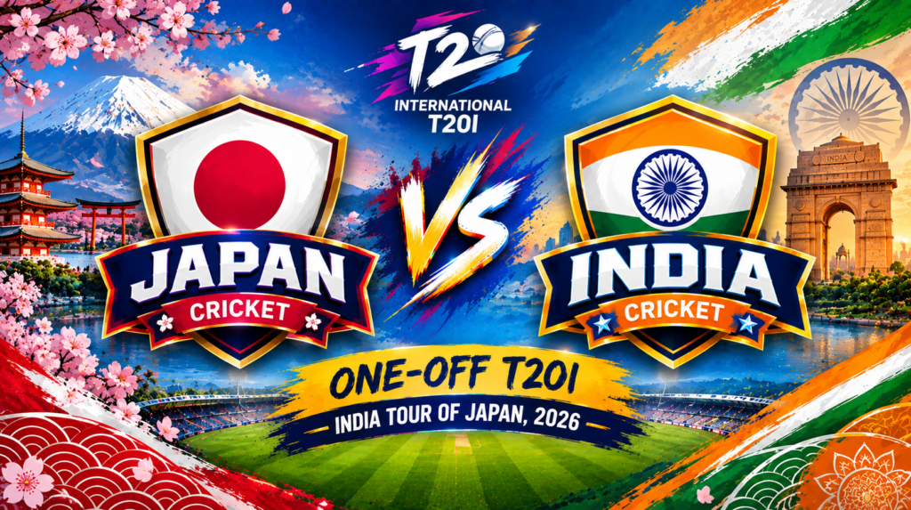 Japan vs India, One-off T20I, India tour of Japan, 2026