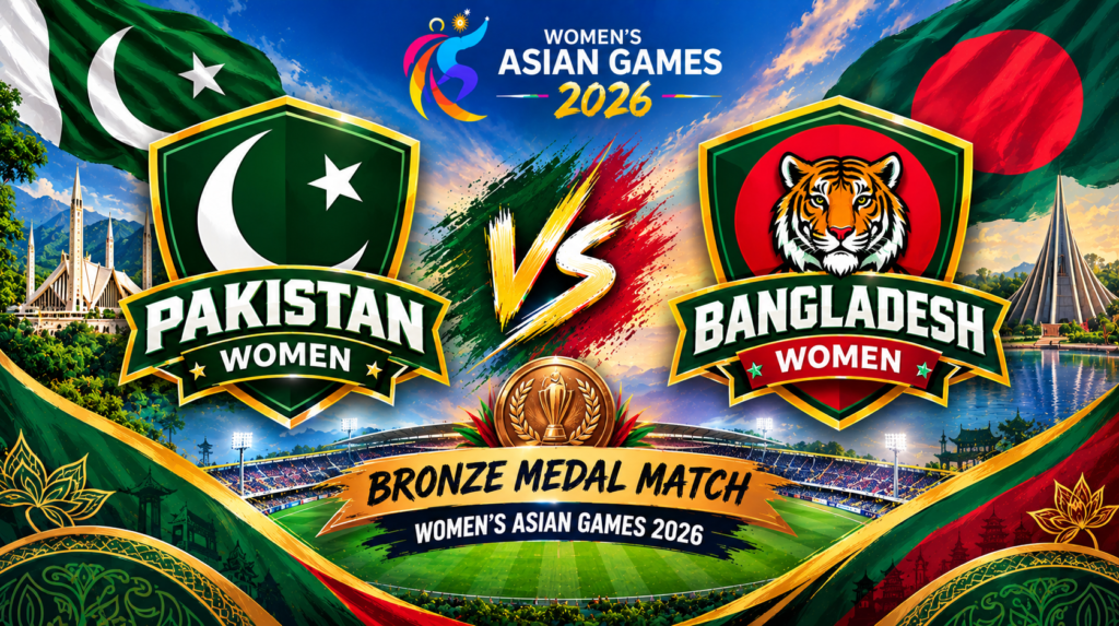 Pakistan Women vs Bangladesh Women, Bronze Medal Match, Women's Asian Games 2026 