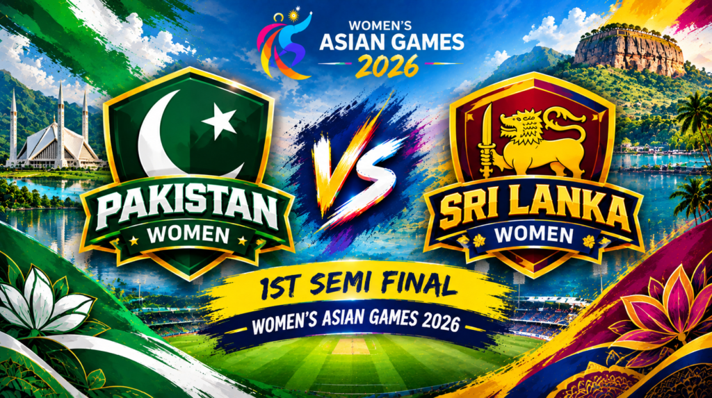 Pakistan Women vs Sri Lanka Women, 1st Semi Final, Women's Asian Games 2026 