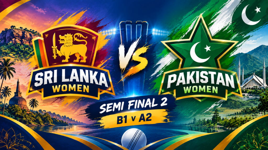 Sri Lanka Women vs Pakistan Women, Semi Final 2 (B1 v A2), Women's Asia Cup 2026