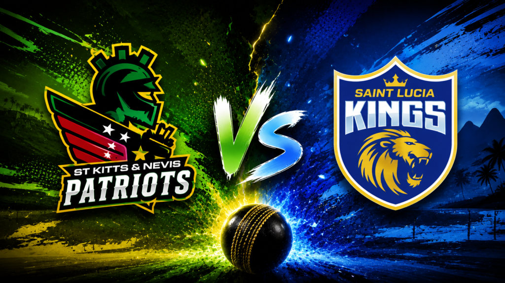 St Kitts and Nevis Patriots vs Saint Lucia Kings, 25th Match, Caribbean Premier League 2026