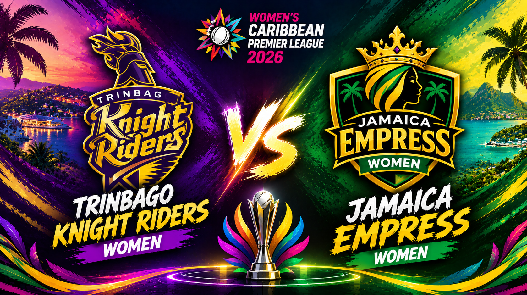 Trinbago Knight Riders Women vs Jamaica Empress Women