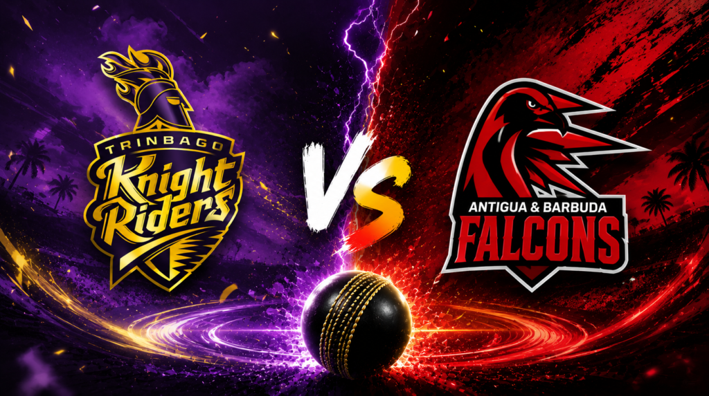 Trinbago Knight Riders vs Antigua and Barbuda Falcons, 24th Match, Caribbean Premier League 2026 