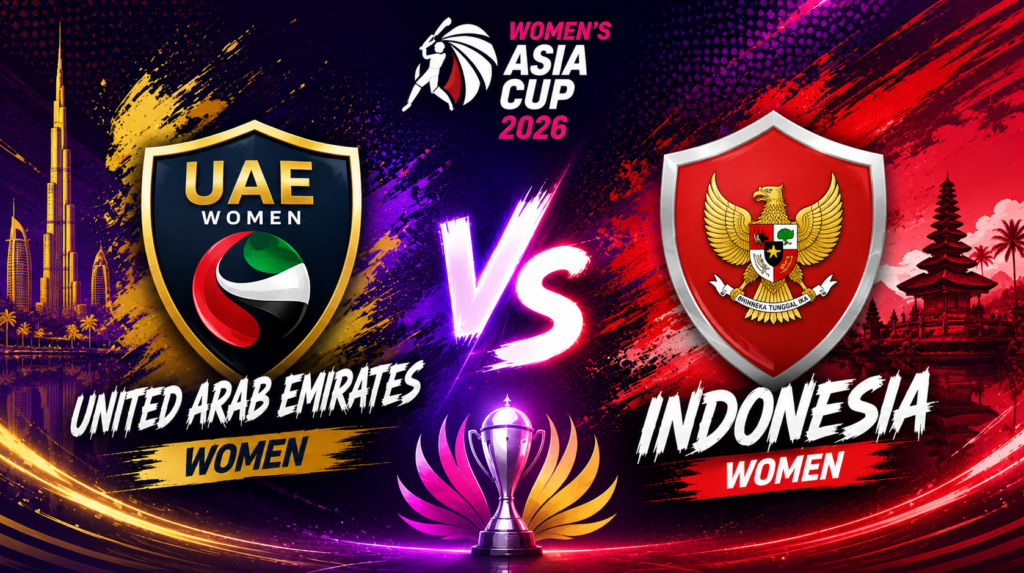United Arab Emirates Women vs Indonesia Women, Match 8, Group B, Women's Asia Cup 2026