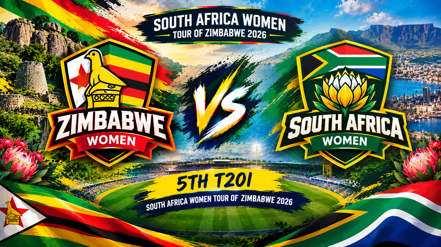 Zimbabwe Women vs South Africa Women, 5th T20I, South Africa Women tour of Zimbabwe 2026 