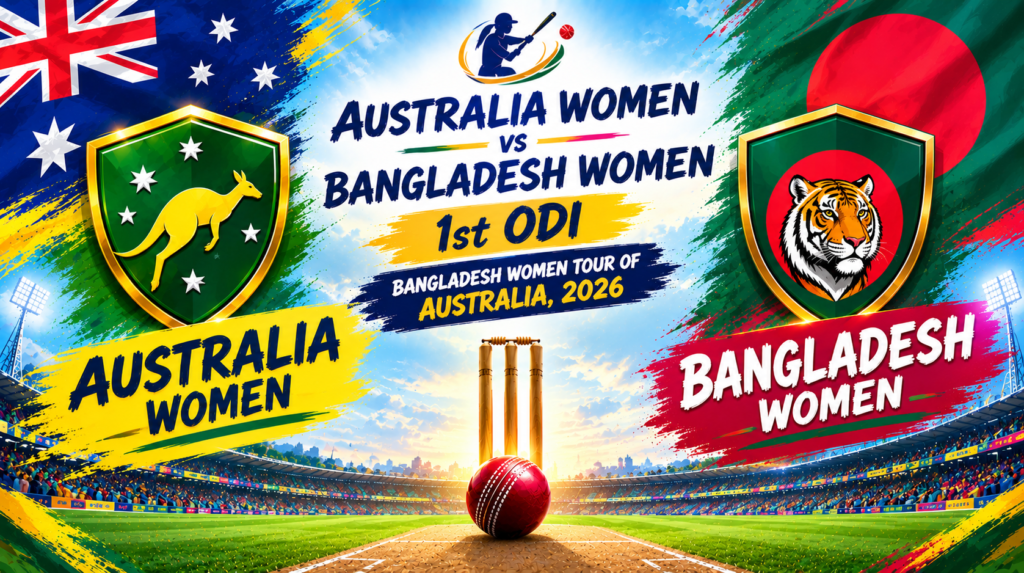 Australia Women vs Bangladesh Women, 1st ODI, Bangladesh Women tour of Australia, 2026 