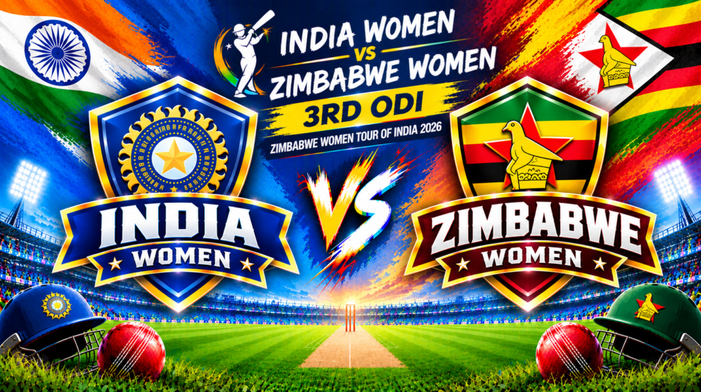 India Women vs Zimbabwe Women, 3rd ODI, Zimbabwe Women tour of India 2026 
