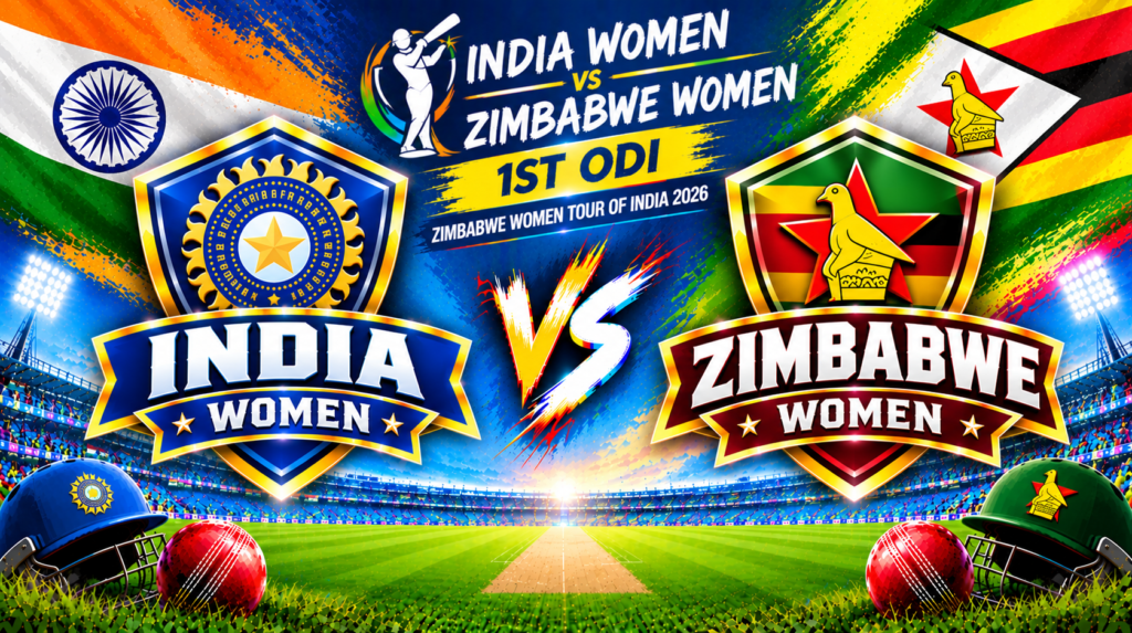 India Women vs Zimbabwe Women, 1st ODI, Zimbabwe Women tour of India 2026