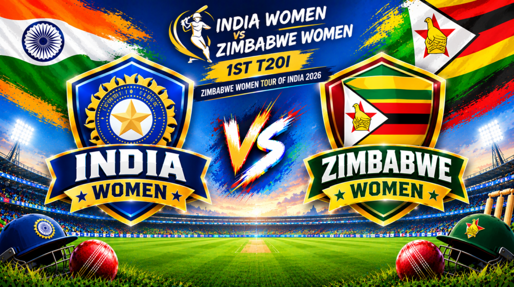 India Women vs Zimbabwe Women, 1st T20I, Zimbabwe Women tour of India 2026