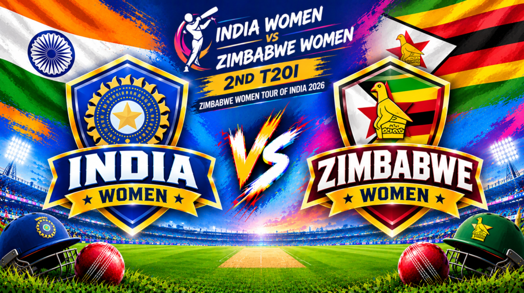 India Women vs Zimbabwe Women, 2nd T20I, Zimbabwe Women tour of India 2026