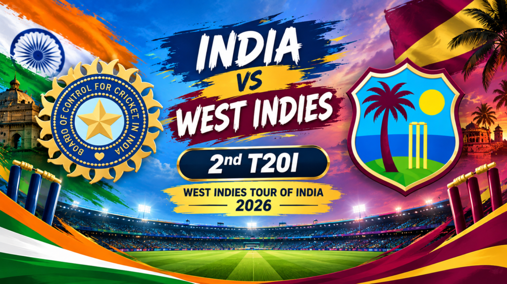India vs West Indies, 2nd T20I, West Indies tour of India, 2026