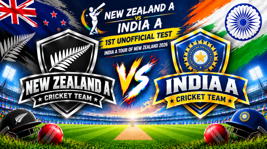 New Zealand A vs India A, 1st Unofficial Test, India A tour of New Zealand 2026