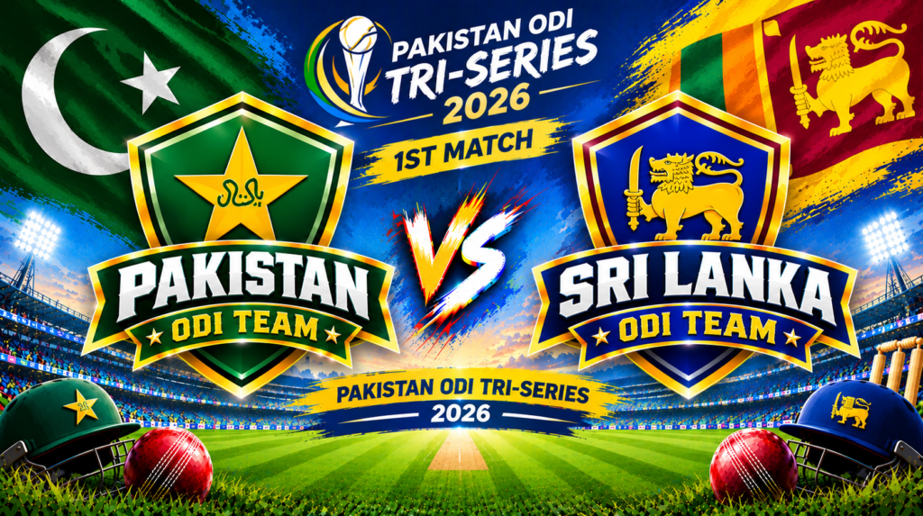 Pakistan vs Sri Lanka, 1st Match, Pakistan ODI Tri-Series, 2026