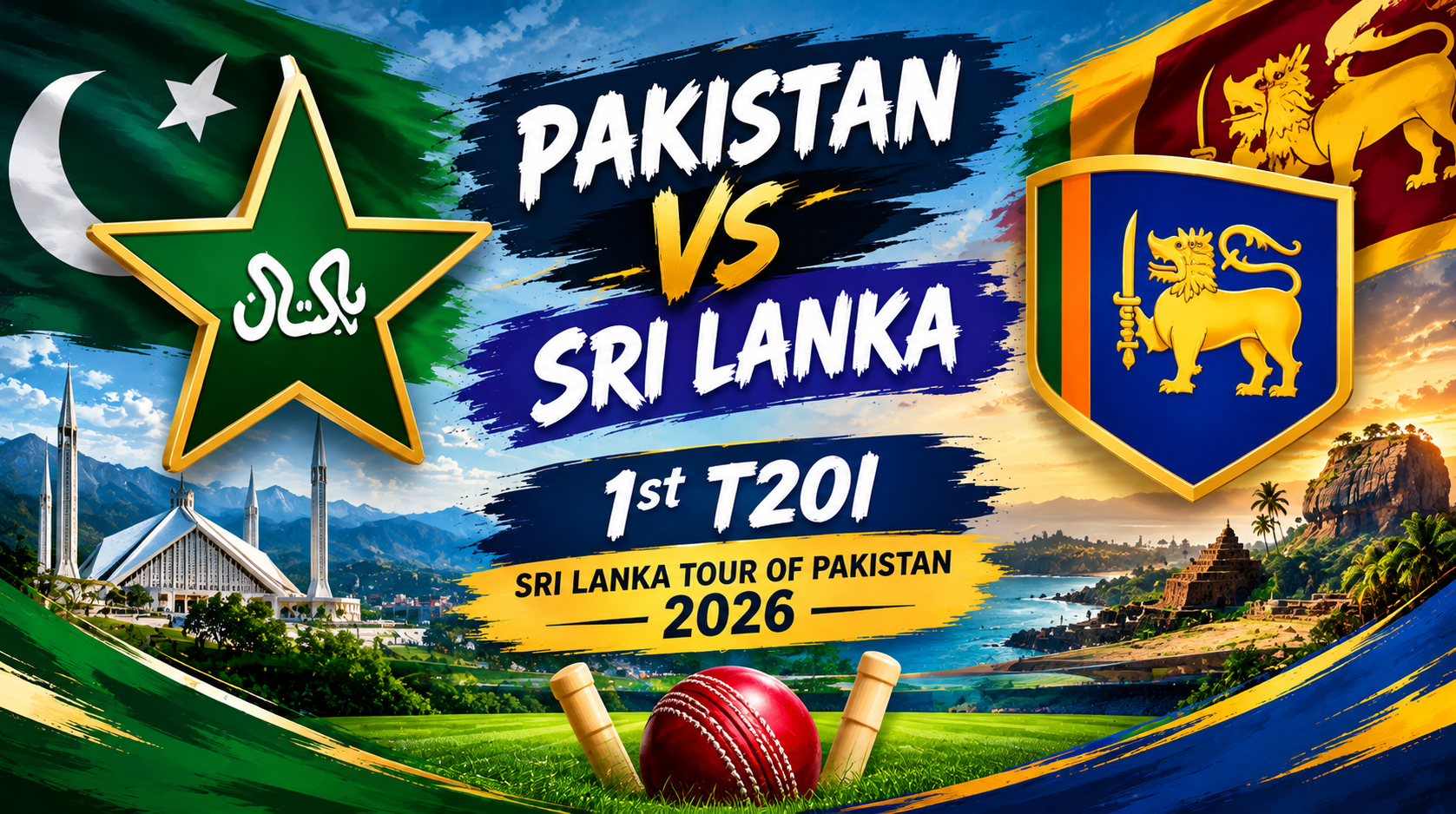 Pakistan vs Sri Lanka, 1st T20I, Sri Lanka tour of Pakistan, 2026