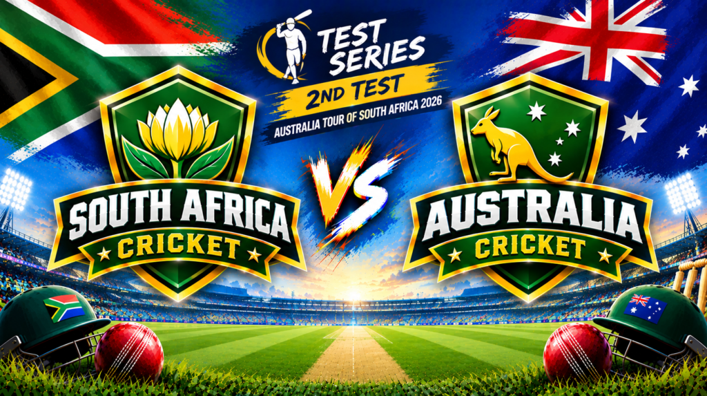 South Africa vs Australia, 2nd Test, Australia tour of South Africa 2026
