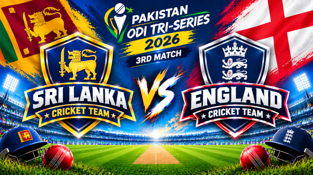 Sri Lanka vs England, 3rd Match, Pakistan ODI Tri-Series 2026
